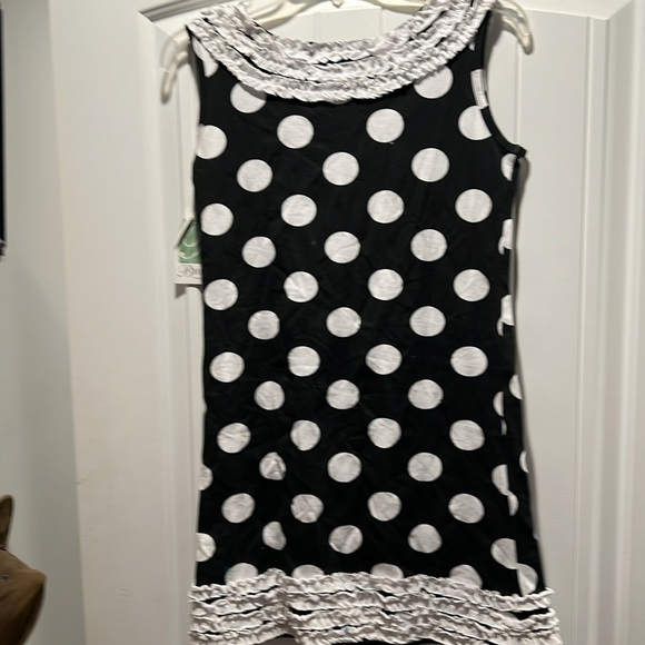 Bonnie Jean size 16 black and white - Picture 4 of 4